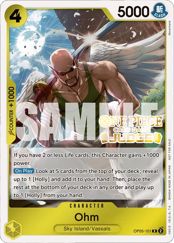 Ohm (Judge Pack Vol. 4) [One Piece Promotion Cards] 