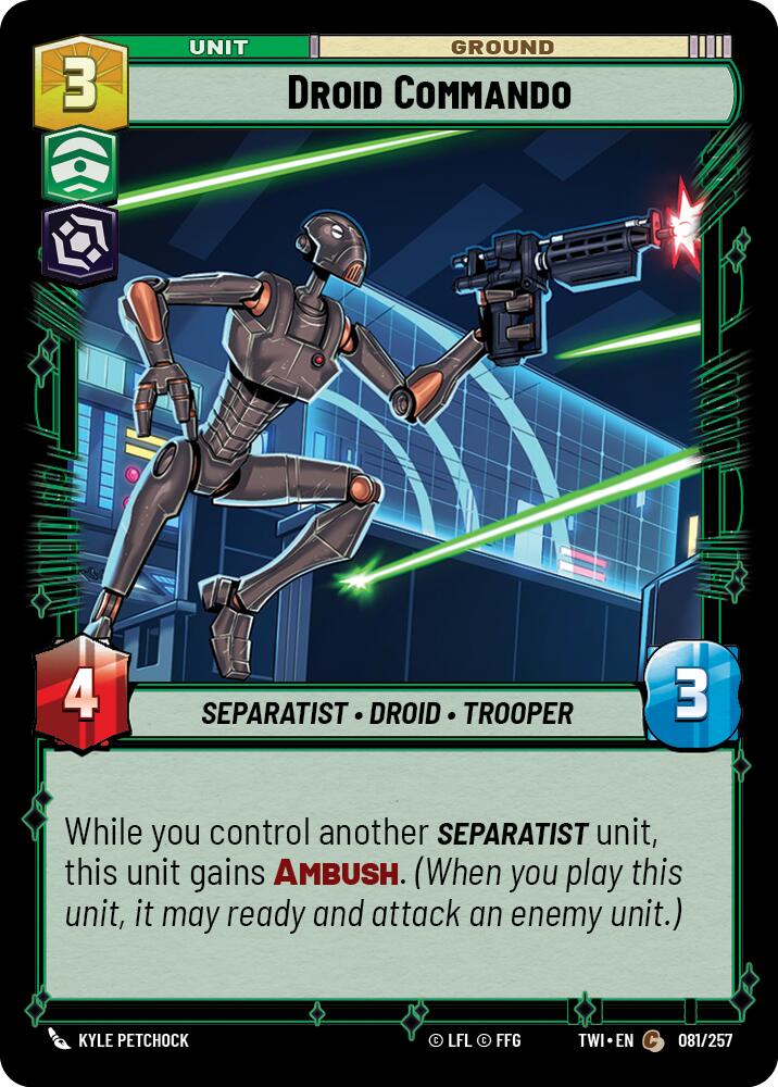 Droid Commando (081/257) [Twilight of the Republic] 