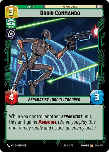 Droid Commando (081/257) [Twilight of the Republic] 