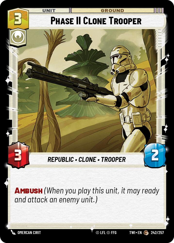 Phase II Clone Trooper (242/257) [Twilight of the Republic] 
