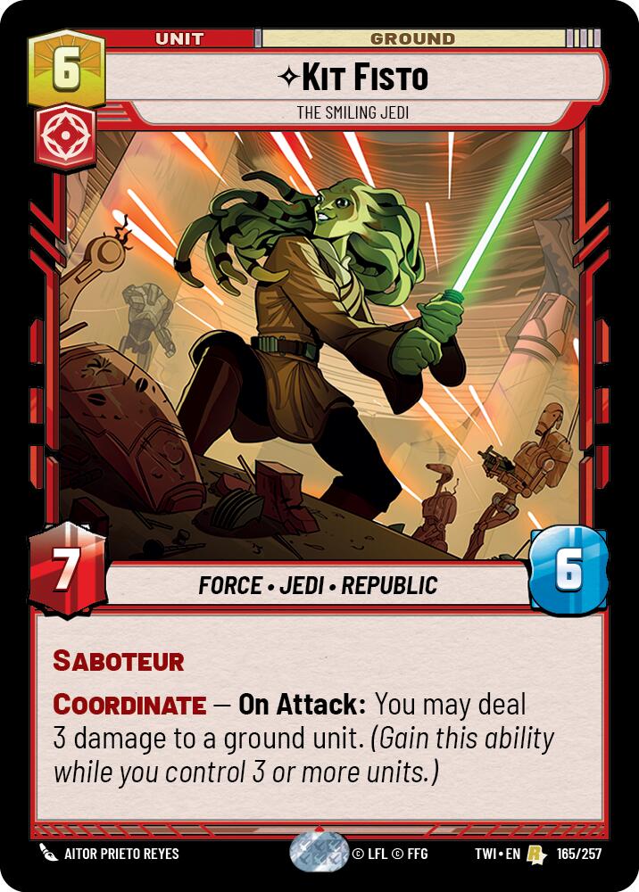 Kit Fisto - The Smiling Jedi (165/257) [Twilight of the Republic] 