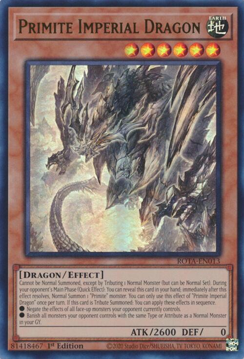 Primite Imperial Dragon [ROTA-EN013] Ultra Rare 
