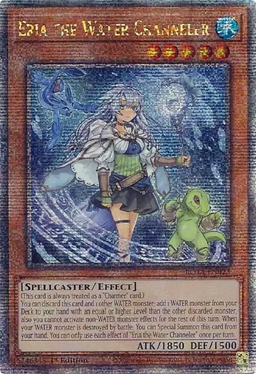 Eria the Water Channeler (Quarter Century Secret Rare) [ROTA-EN023] Quarter Century Secret Rare 
