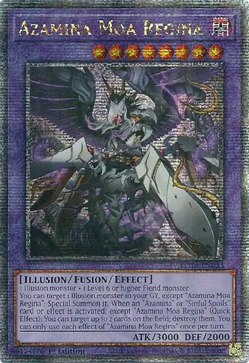 Azamina Moa Regina (Quarter Century Secret Rare) [ROTA-EN033] Quarter Century Secret Rare 