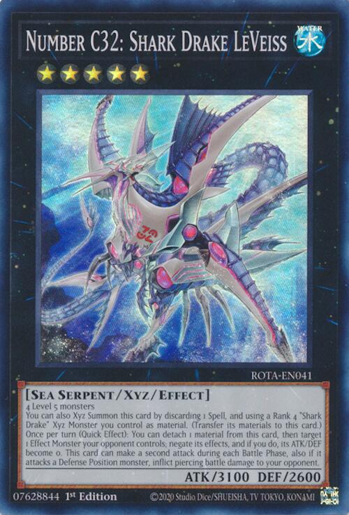 Number C32: Shark Drake LeVeiss [ROTA-EN041] Super Rare 