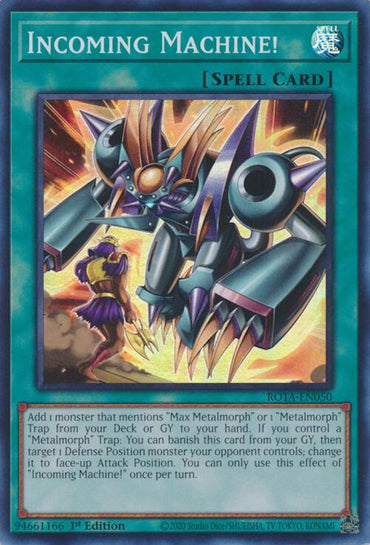 Incoming Machine! [ROTA-EN050] Super Rare 