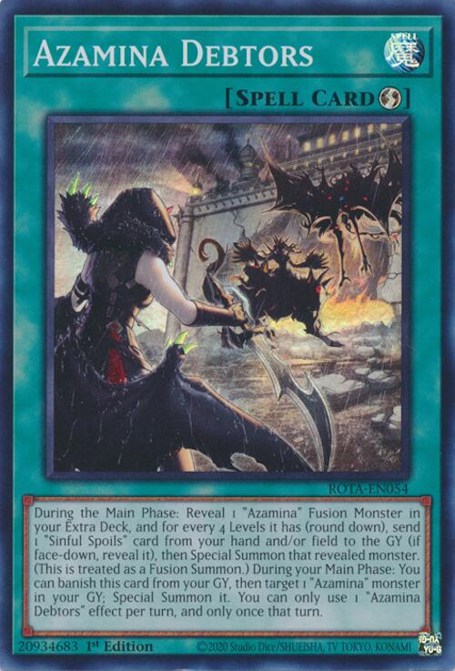 Azamine Debtors [ROTA-EN054] Super Rare 