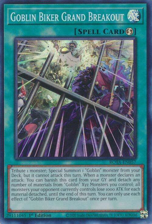 Goblin Biker Grand Breakout [ROTA-EN057] Super Rare 