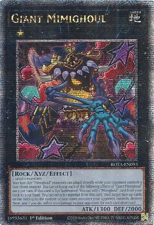 Giant Mimighoul (Quarter Century Secret Rare) [ROTA-EN093] Quarter Century Secret Rare 