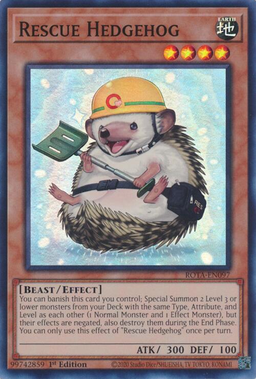 Rescue Hedgehog [ROTA-EN097] Super Rare 