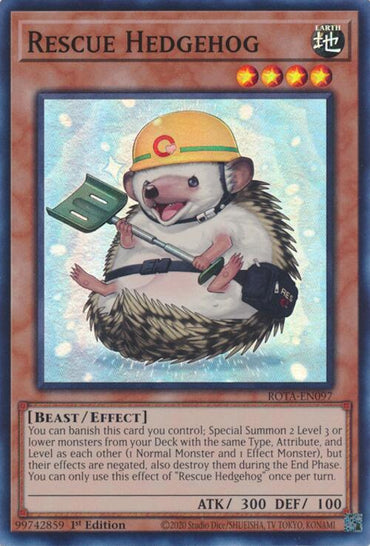 Rescue Hedgehog [ROTA-EN097] Super Rare 