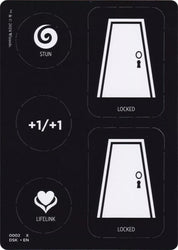 Punch Card Token (1 // 2) [Duskmourn: House of Horror Tokens] 
