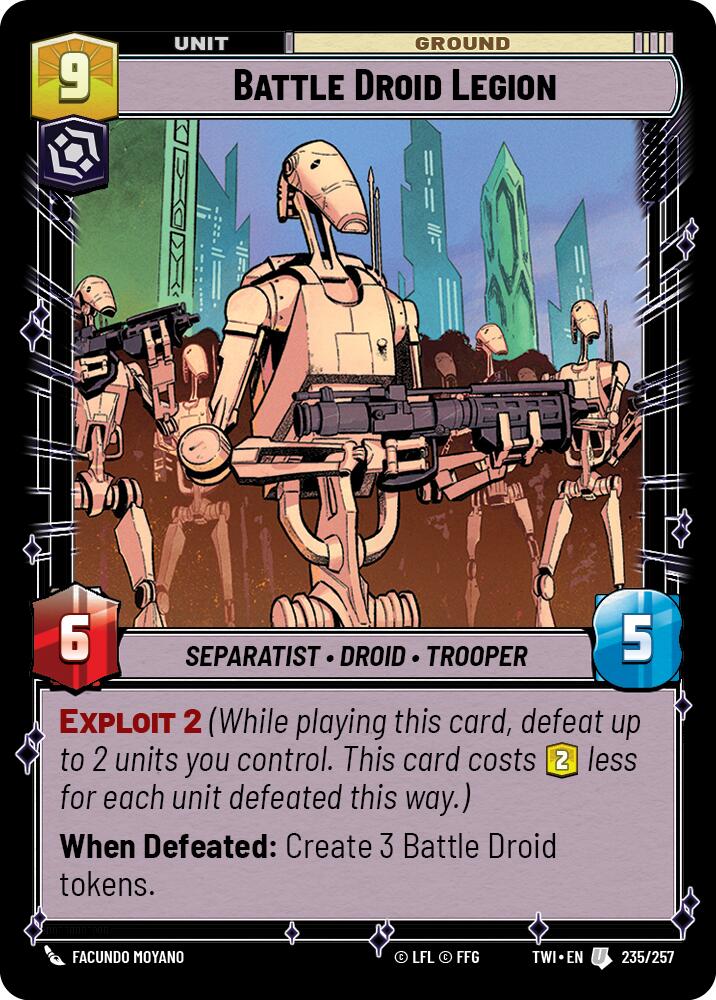 Battle Droid Legion (235/257) [Twilight of the Republic] 