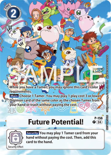 Future Potential! [P-156] (25th Anniversary Digimon Adventure) [Digimon LIBERATOR] 