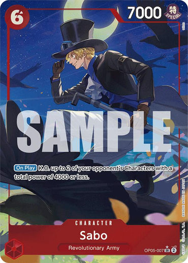 Sabo (Alternate Art) [Extra Booster: Memorial Collection] 