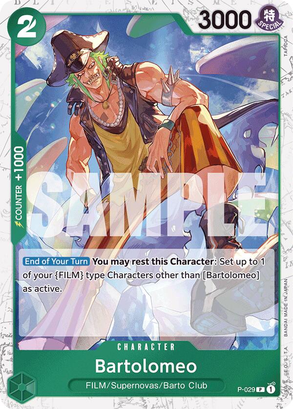 Bartolomeo (Alternate Art) [Extra Booster: Memorial Collection] 