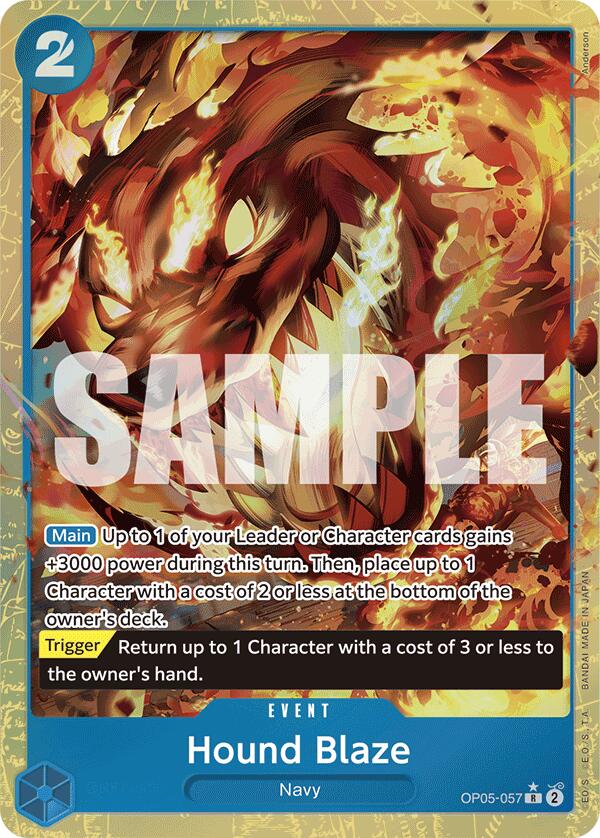 Hound Blaze (Alternate Art) [Extra Booster: Memorial Collection] 