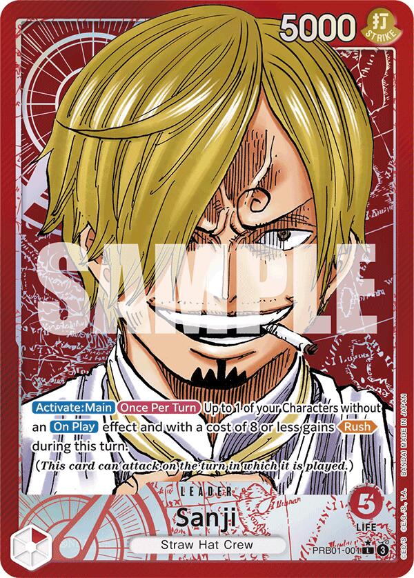 Sanji (Alternate Art) [Extra Booster: Memorial Collection] 