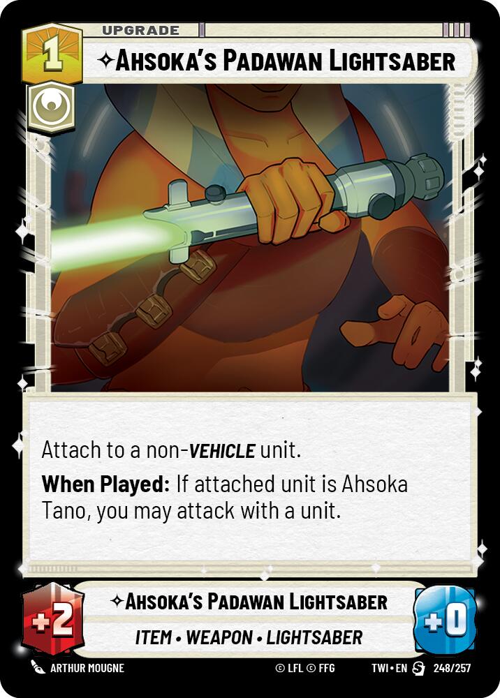 Ahsoka's Padawan Lightsaber (248/257) [Twilight of the Republic] 