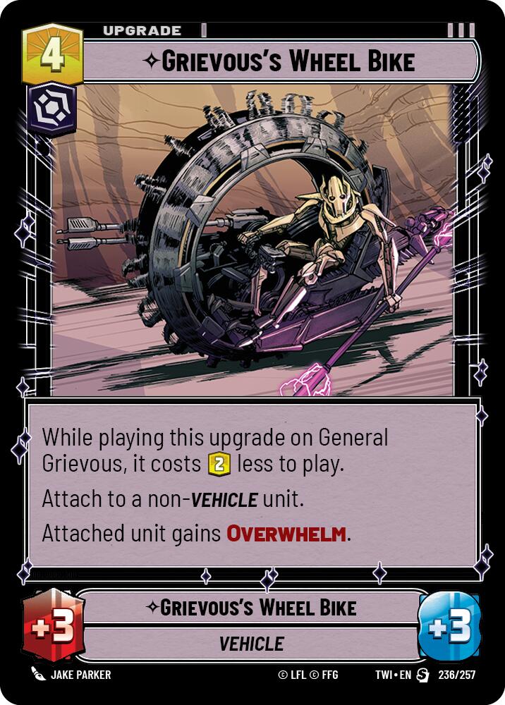 Grievous's Wheel Bike (236/257) [Twilight of the Republic] 