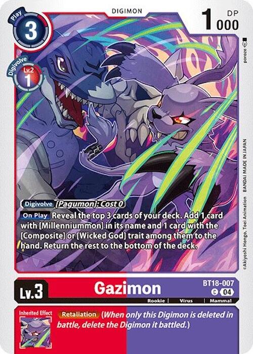 Gazimon [BT18-007] [Release Special Booster 2.0] 