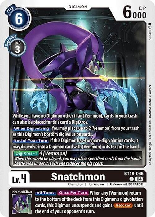 Snatchmon [BT18-065] [Release Special Booster 2.0] 