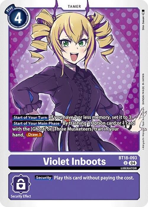 Violet Inboots [BT18-093] [Release Special Booster 2.0] 