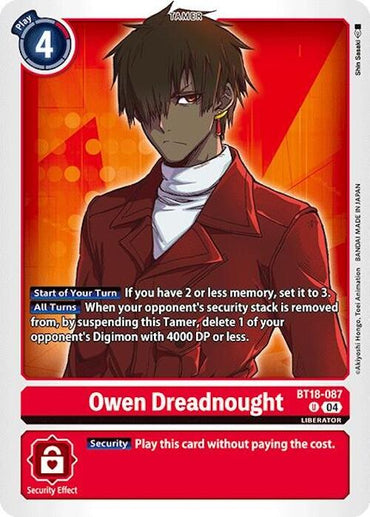 Owen Dreadnought [BT18-087] [Release Special Booster 2.0] 