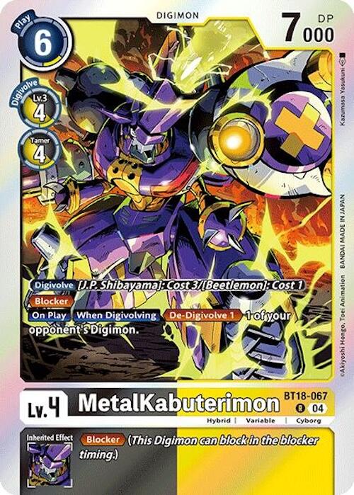 MetalKabuterimon [BT18-067] [Release Special Booster 2.0] 