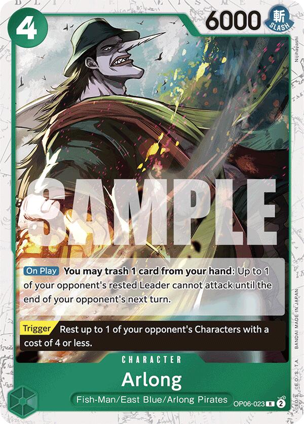 Arlong (Alternate Art) [Extra Booster: Memorial Collection]