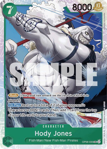 Hody Jones (Alternate Art) [Extra Booster: Memorial Collection] 