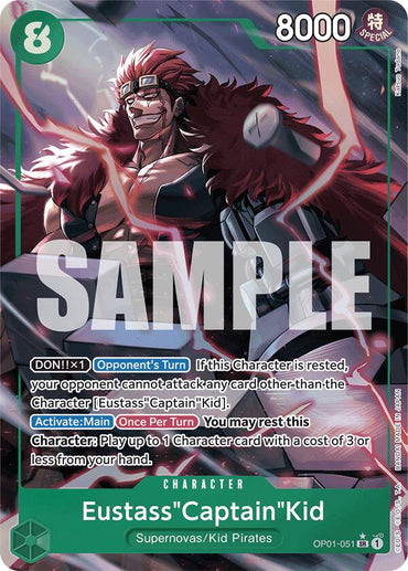 Eustass"Captain"Kid (Alternate Art) [Extra Booster: Memorial Collection] 