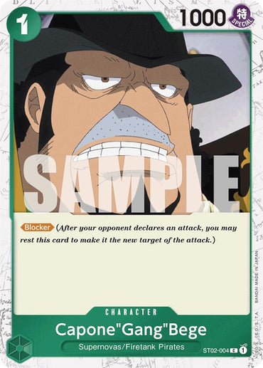 Capone"Gang"Bege (Alternate Art) [Extra Booster: Memorial Collection] 