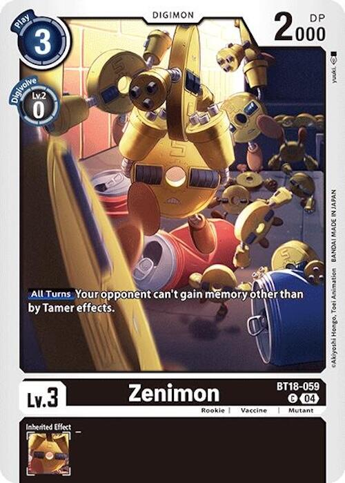 Zenimon [BT18-059] [Release Special Booster 2.0] 