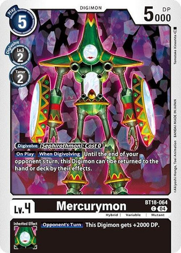 Mercurymon [BT18-064] [Release Special Booster 2.0] 