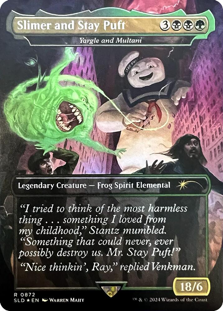 Slimer and Stay Puft - Yargle and Multani [Secret Lair Drop Series] 