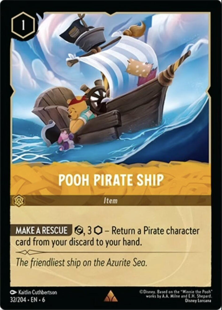 Pooh Pirate Ship (32/204) [Azurite Sea] 