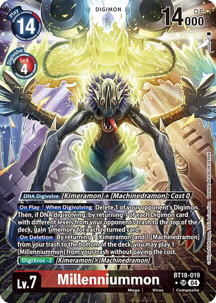 Millenniummon [BT18-019] (Alternate Art) [Release Special Booster 2.0]