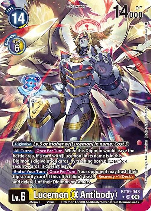 Lucemon [BT19-043] (X Antibody) (Alternate Art) [Release Special Booster 2.0]