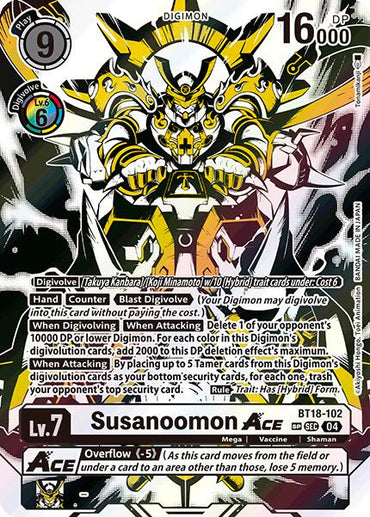 Susanoomon ACE [BT18-102] (Textured) [Release Special Booster 2.0]