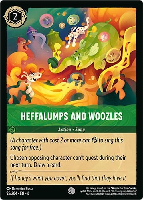 Heffalumps and Woozles (95/204) [Azurite Sea] 