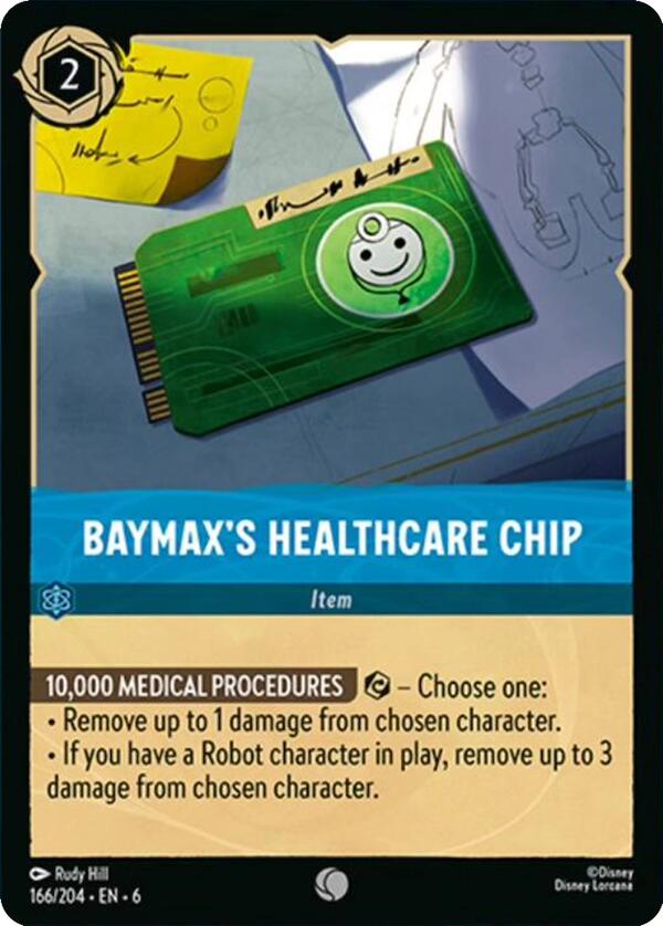 Baymax's Healthcare Chip (166/204) [Azurite Sea] 