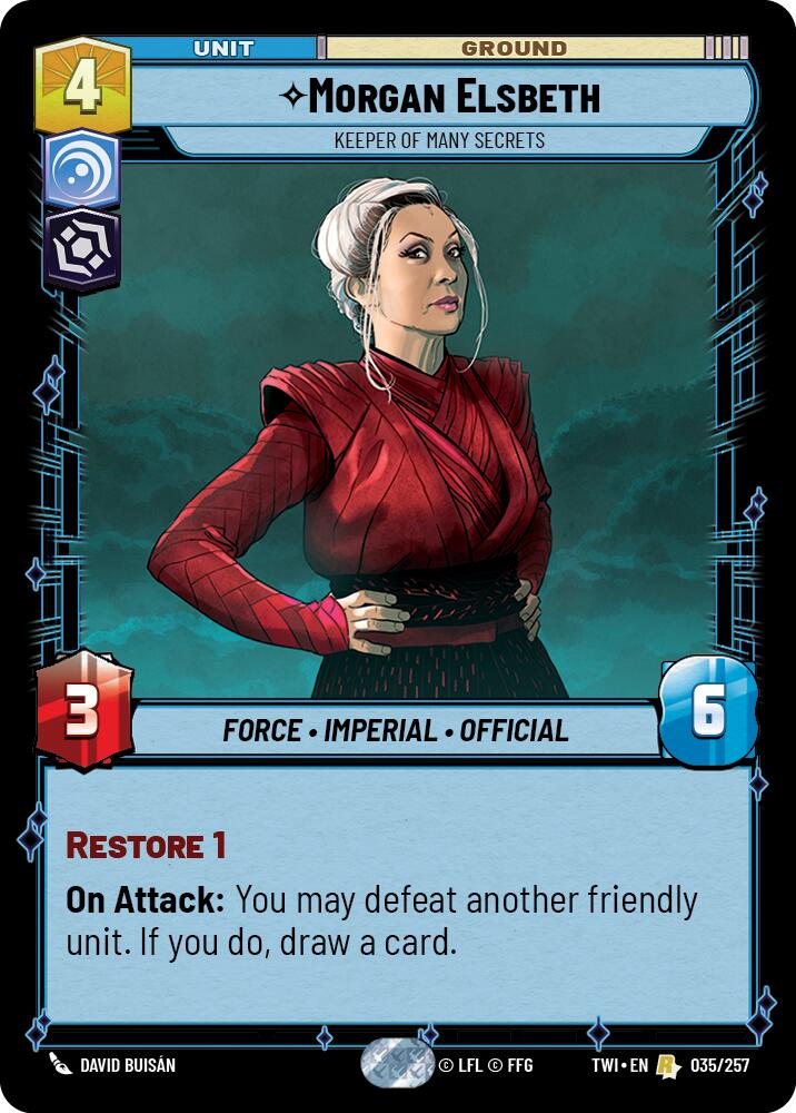 Morgan Elsbeth - Keeper of Many Secrets (035/257) [Twilight of the Republic] 