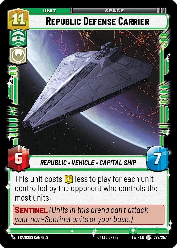 Republic Defense Carrier (098/257) [Twilight of the Republic] 