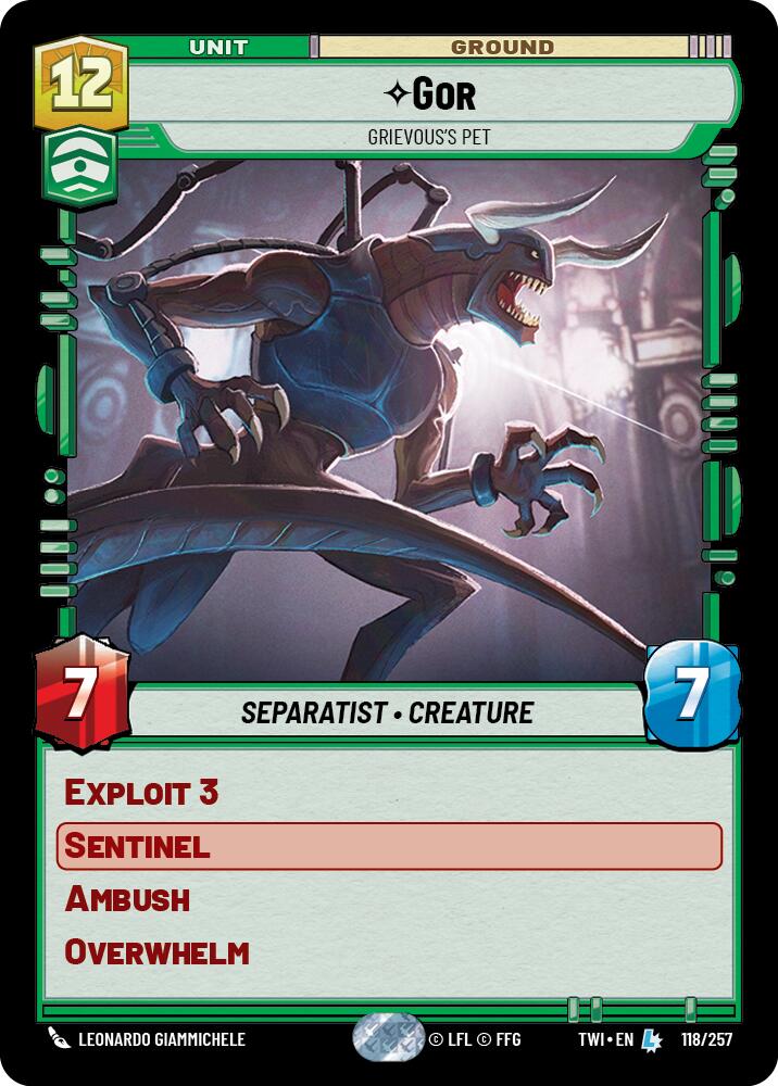 Gor - Grievous's Pet (118/257) [Twilight of the Republic] 