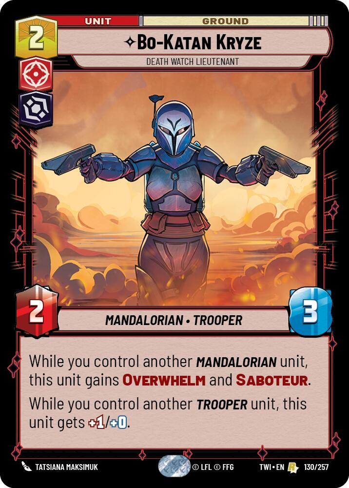 Bo-Katan Kryze - Death Watch Lieutenant (130/257) [Twilight of the Republic] 