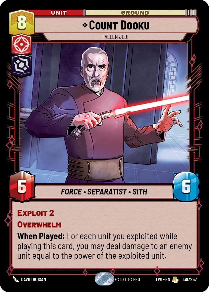 Count Dooku - Fallen Jedi (138/257) [Twilight of the Republic] 