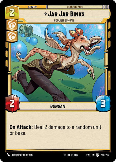 Jar Jar Binks - Foolish Gungan (202/257) [Twilight of the Republic] 