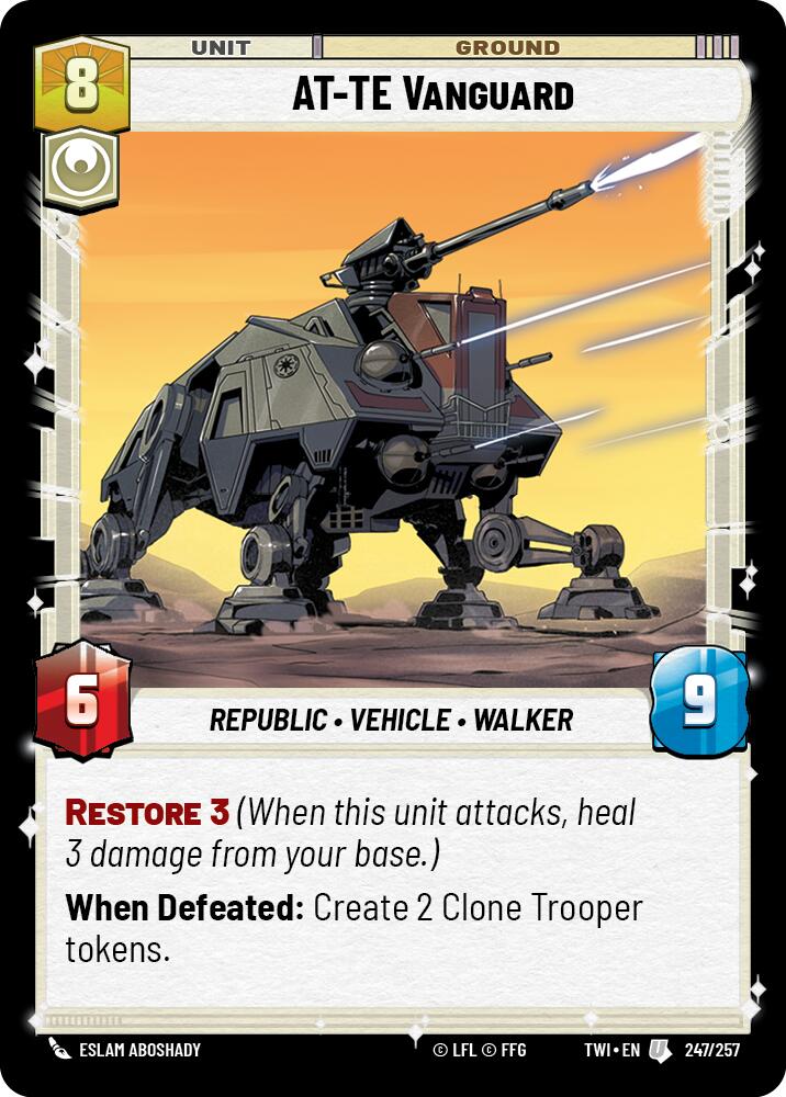 AT-TE Vanguard (247/257) [Twilight of the Republic] 