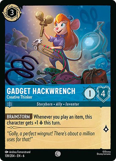 Gadget Hackwrench - Creative Thinker (139/204) [Azurite Sea] 